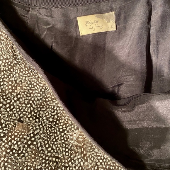 Elizabeth and James Feather Mini Skirt - Picture 7 of 12